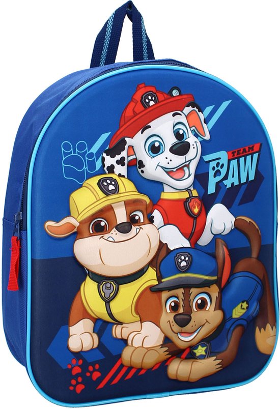 PAW Patrol Pups At Play Rugzak 3D - Blauw