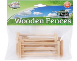 foto van Kids Globe Houten Hekken 1:32, 6st.