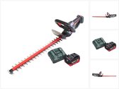 Taille-haie sans fil Metabo HS 18 LTX 65 18 V 63 cm + 1 batterie 8,0 Ah + chargeur