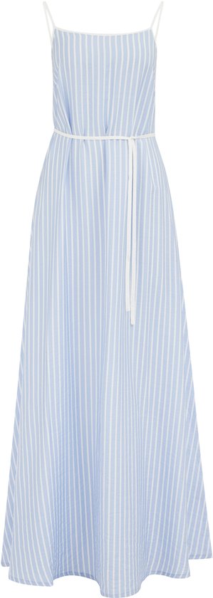 WE Fashion Dames maxi jurk met structuur