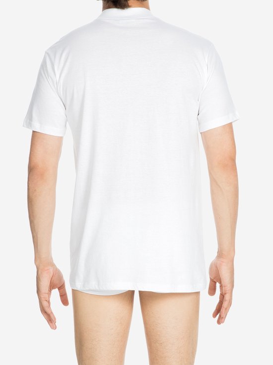 HOM - Harro New T-shirt (1-pack) - O/Ronde Hals - Wit - Maat XL