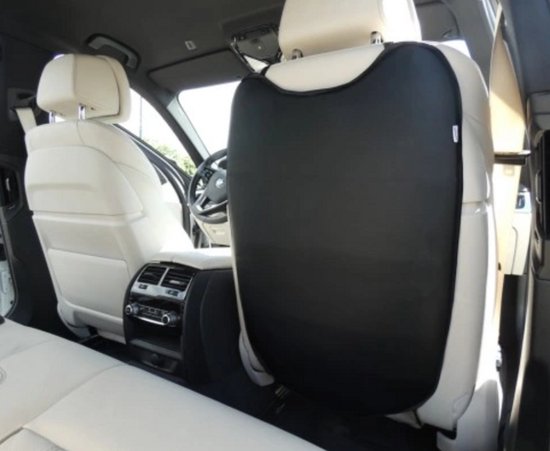 Carpassion Autostoel Beschermer Achterkant + Autostoelhoes - Autostoelhoes - Kick Mat - Voorstoelbeschermer - Stoelbeschermer Auto - Zwart van Carpassion — afbeelding 5