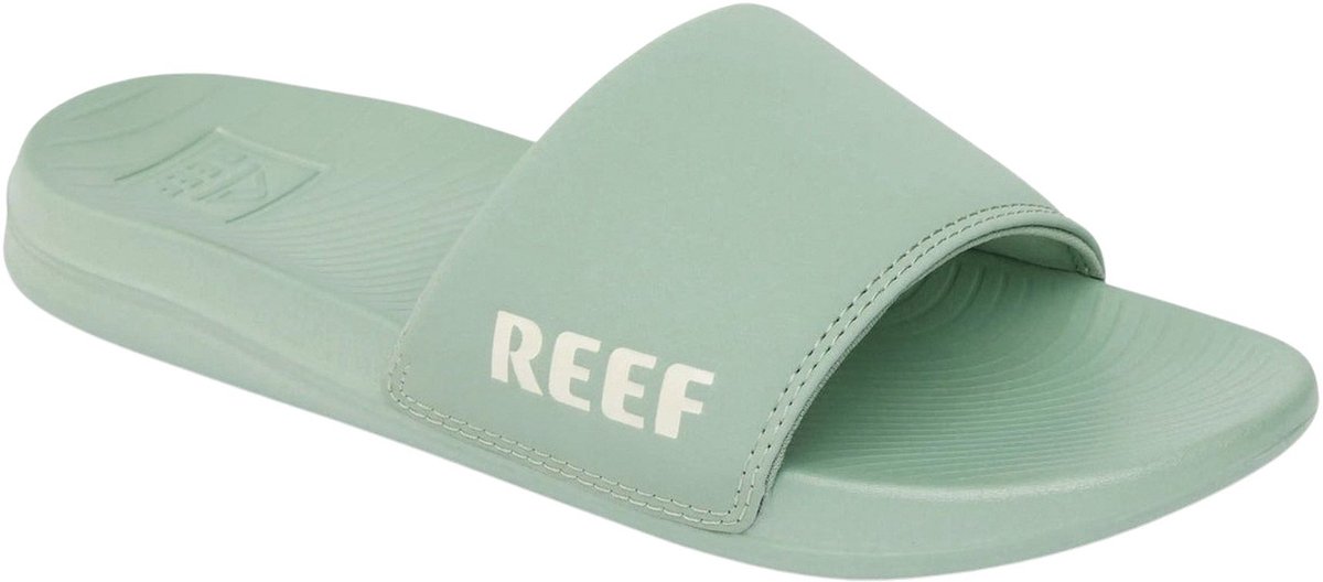 Reef One Slide Badslipper Dames Lichtgroen