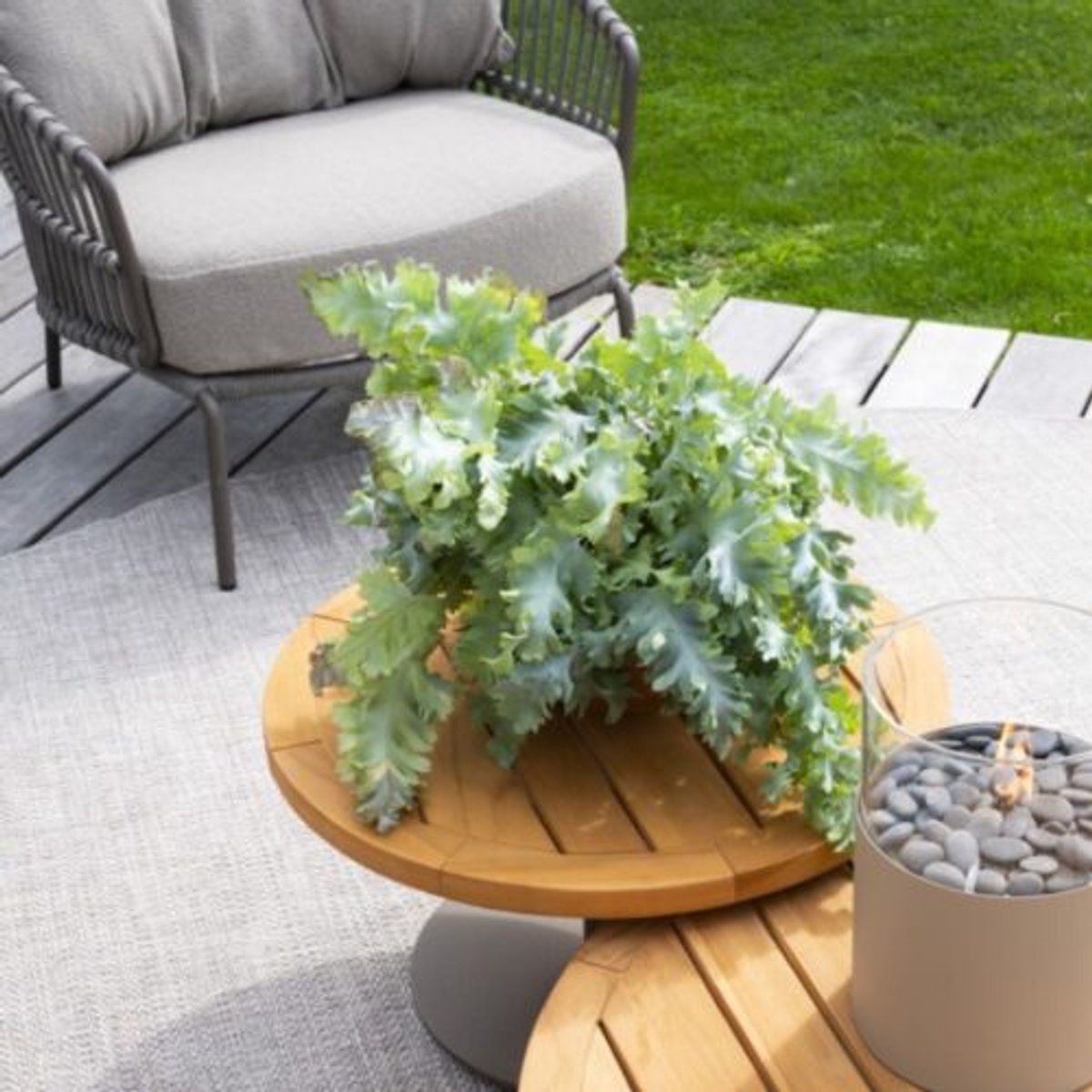 4 Seasons Outdoor Capalbio fauteuil lounge - marron