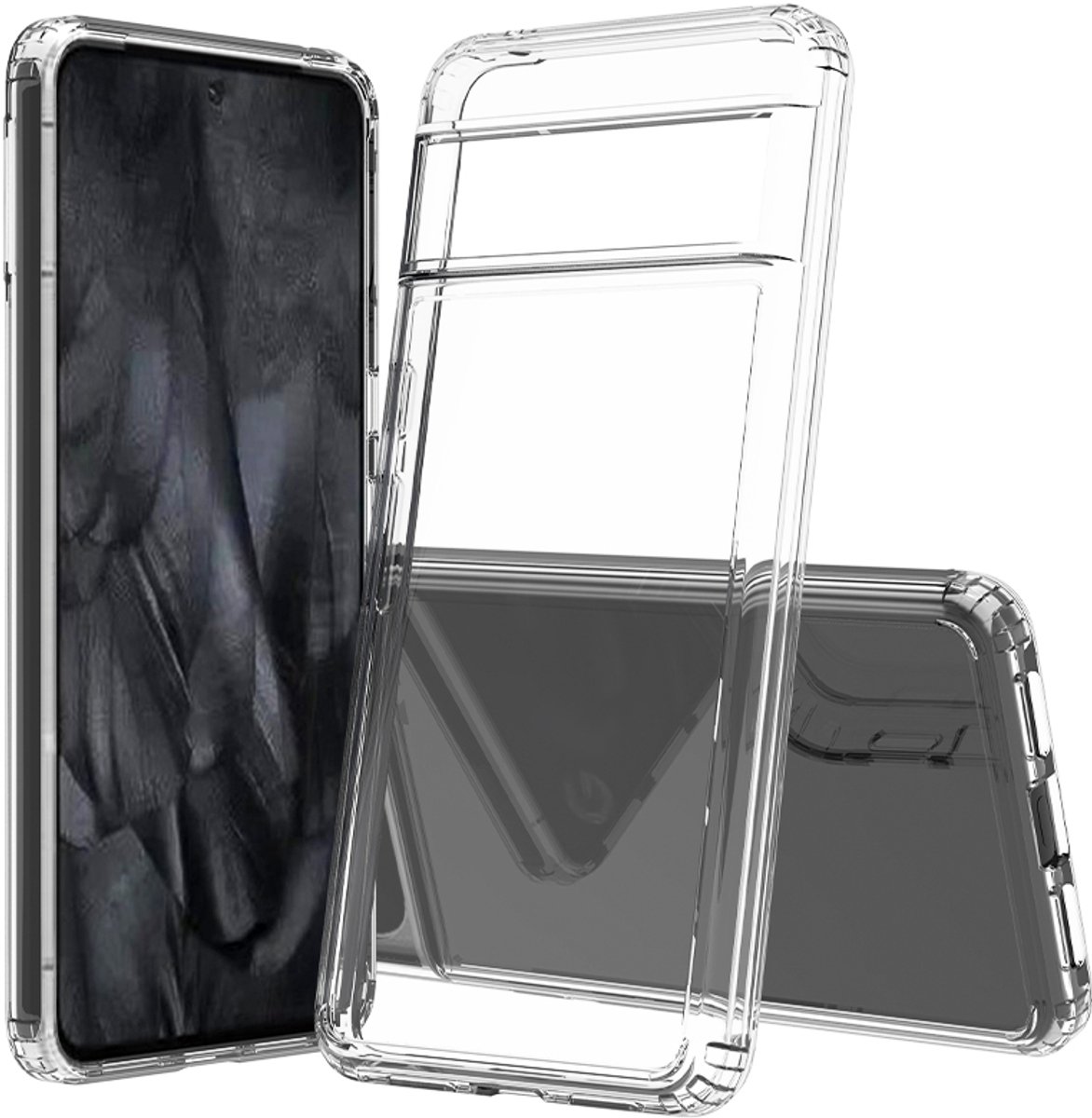 Hoesje geschikt voor Google Pixel 8 Pro - Phonesta Scratchproof Back Cover - Transparant
