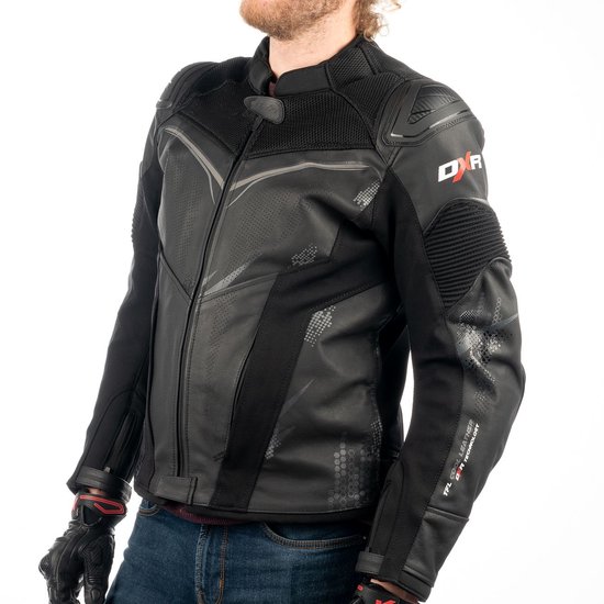 Veste de moto LUXON TFL Homme Mi-saison Zwart L Homologué CE par MOTOBLOUZ