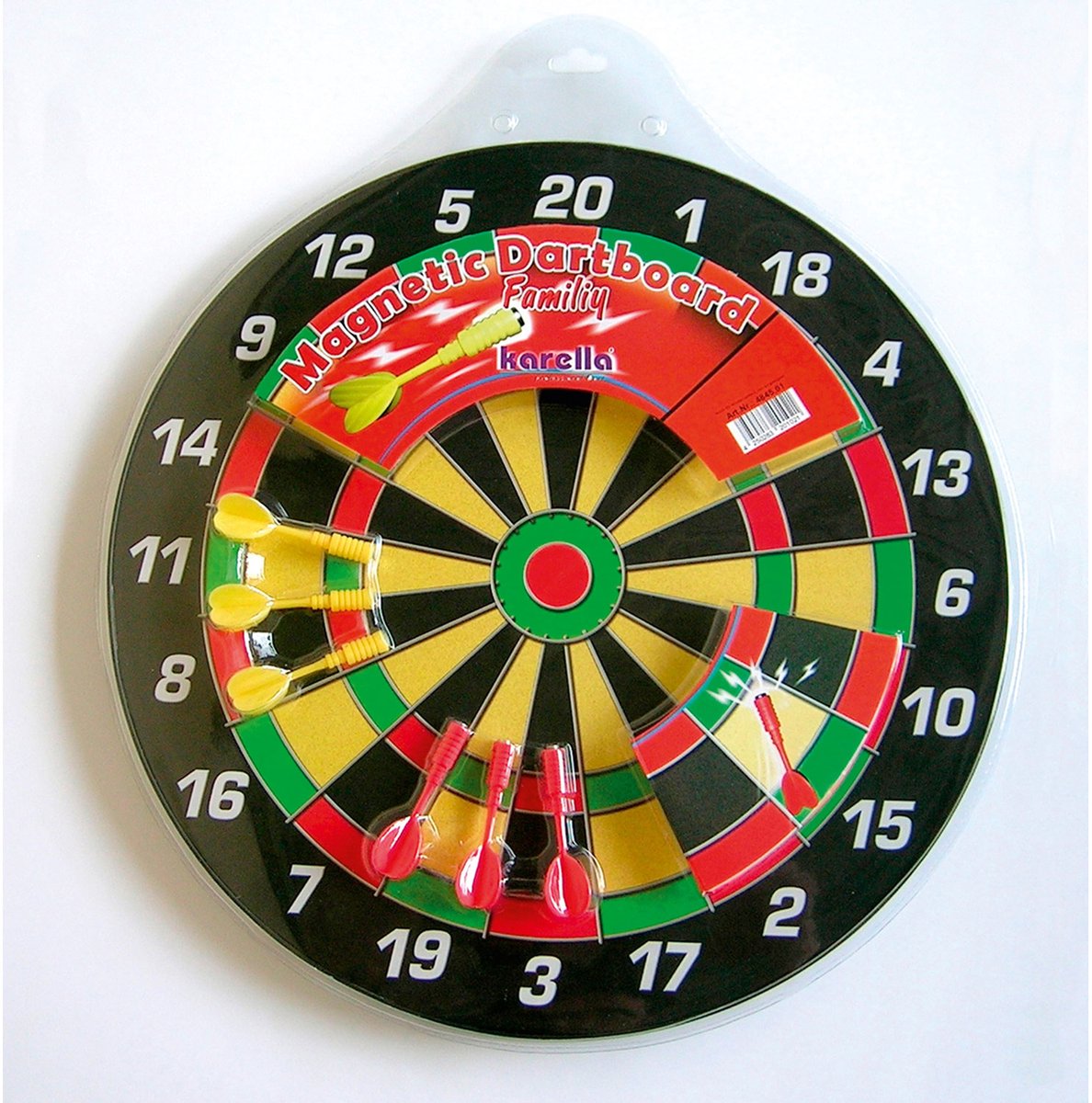 thumbnail: Magnetisch Dartbord Voor Kinderen – Dubbelzijdig, 12 Inch, Met 10 Veilige Magnetische Darts