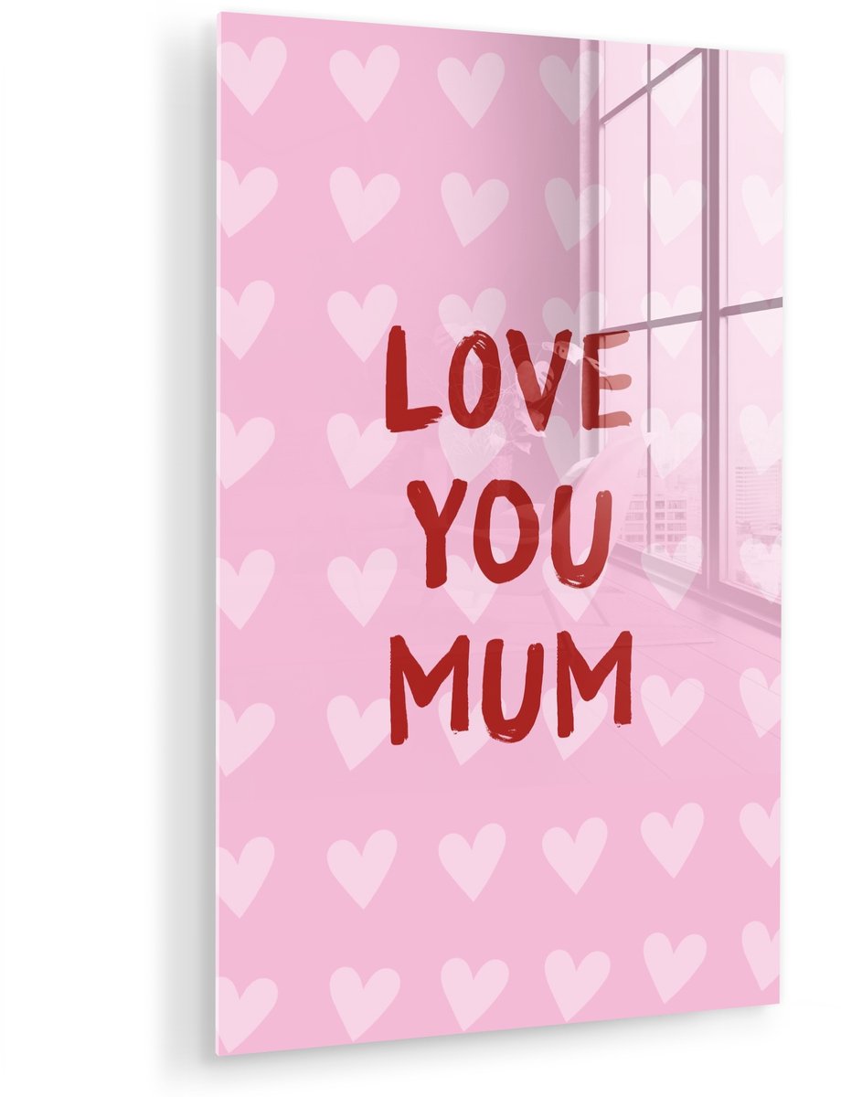 Love - Quote - Moeder - Rood