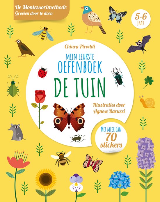 Mijn leukste oefenboek de tuin - cover