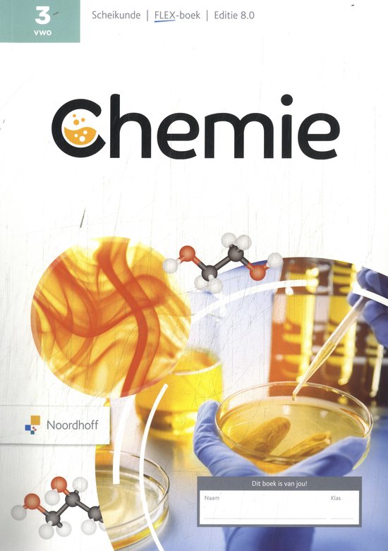 Chemie 3 vwo scheikunde FLEX boek - cover