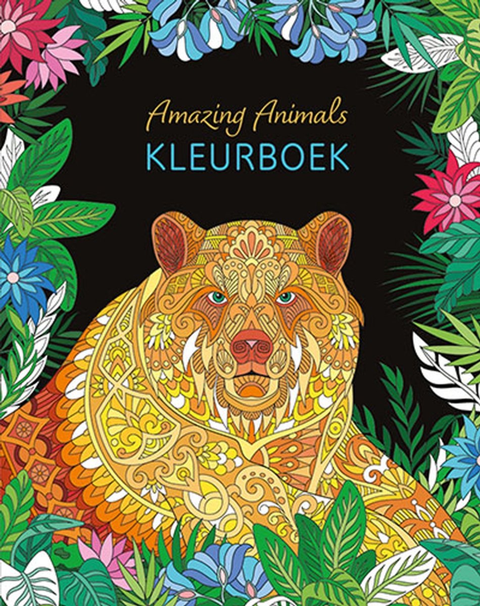 Amazing Animals Kleurboek voor Volwassenen – Dieren Kleurboek – 96 Pagina's - Kleurboek voor volwassen