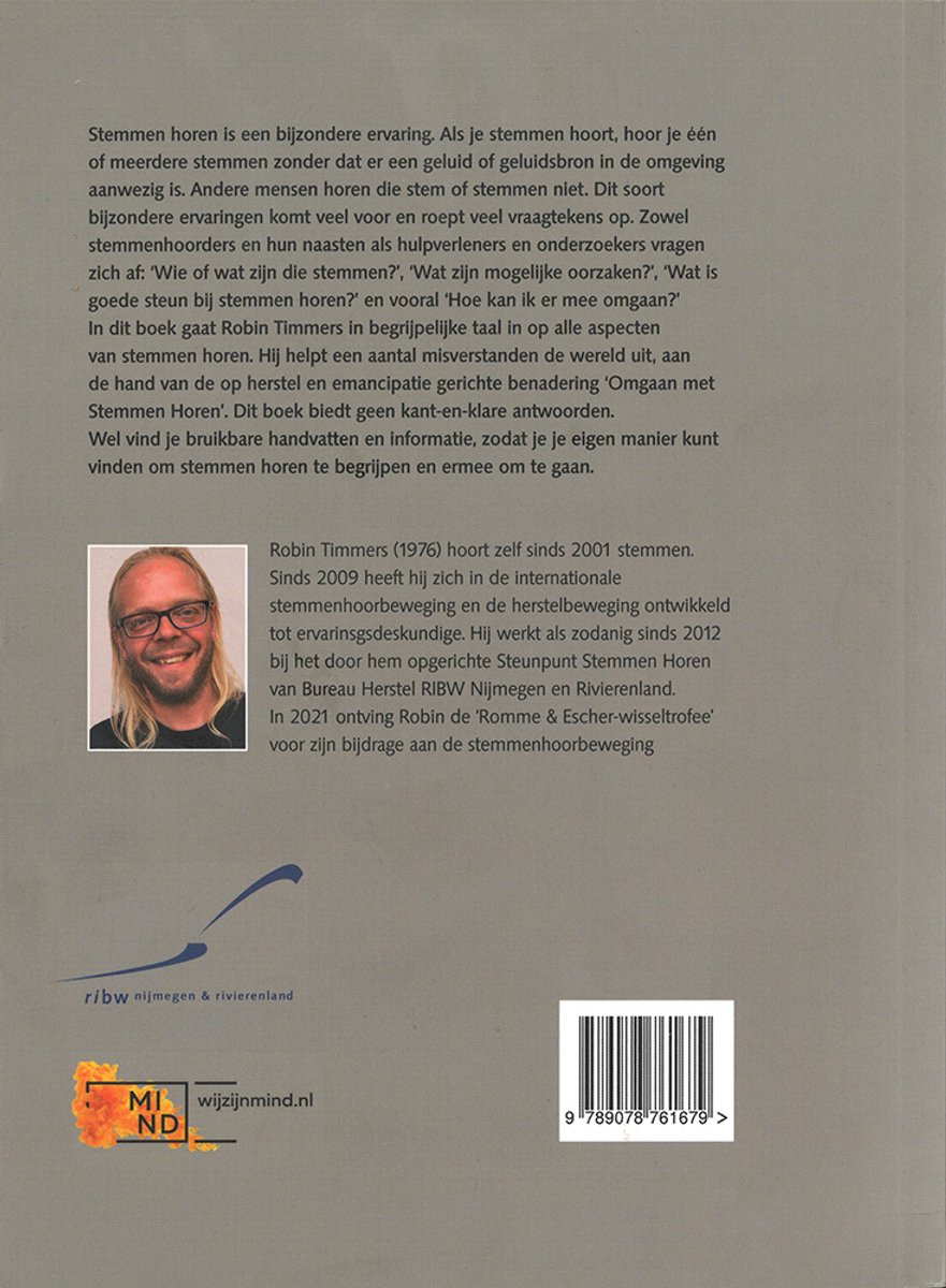 Leren omgaan met stemmen horen - back cover