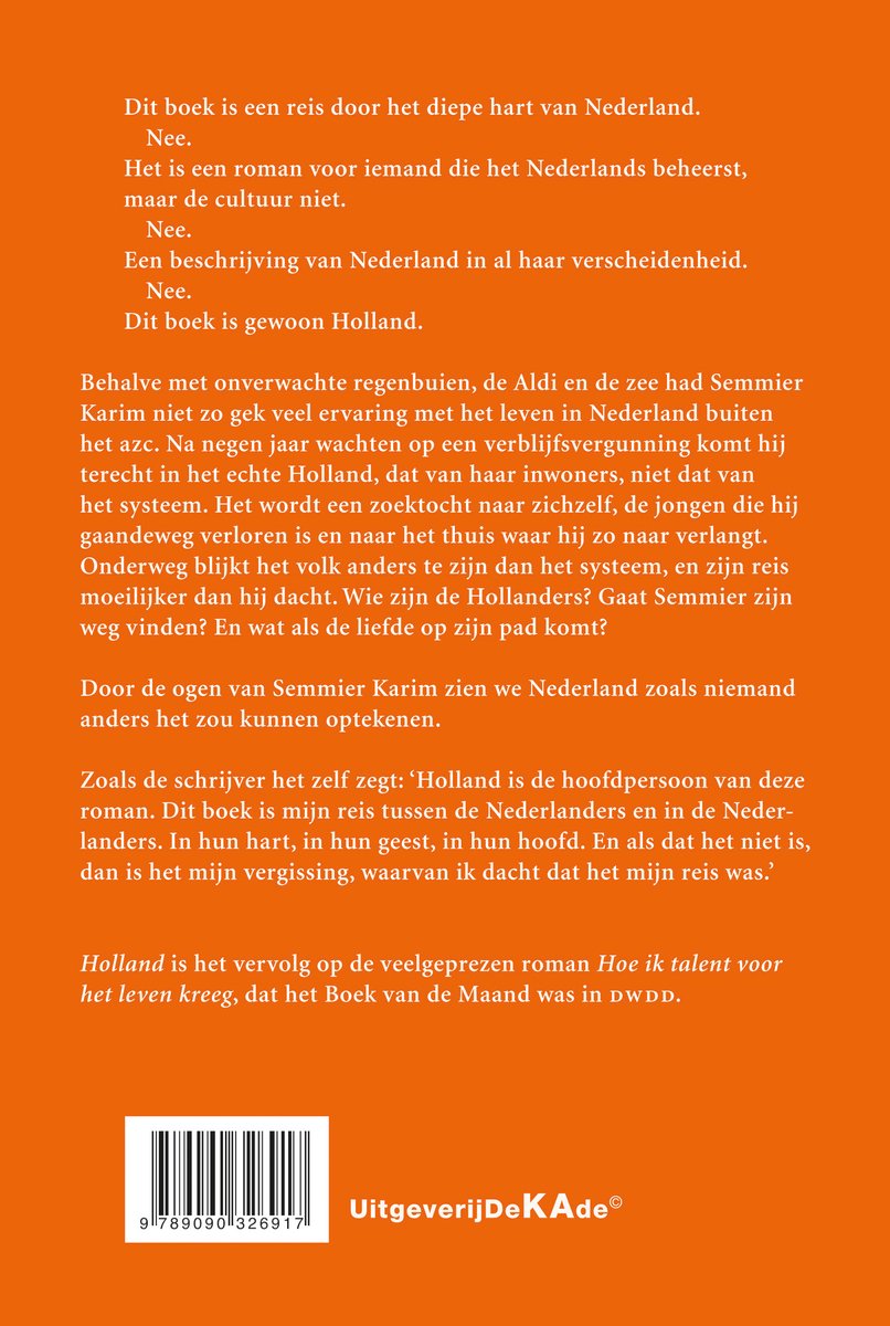 Holland - back cover