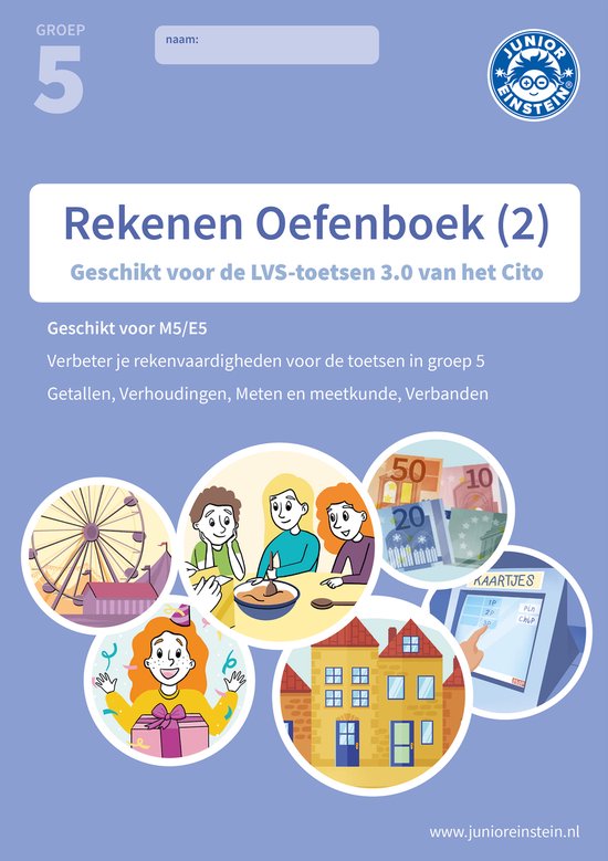 Rekenen 2 groep 5 Oefenboek - cover