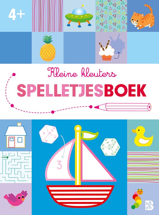 Kleine Kleuters 1 - Kleine kleuters - Spelletjesboek 4+ - cover