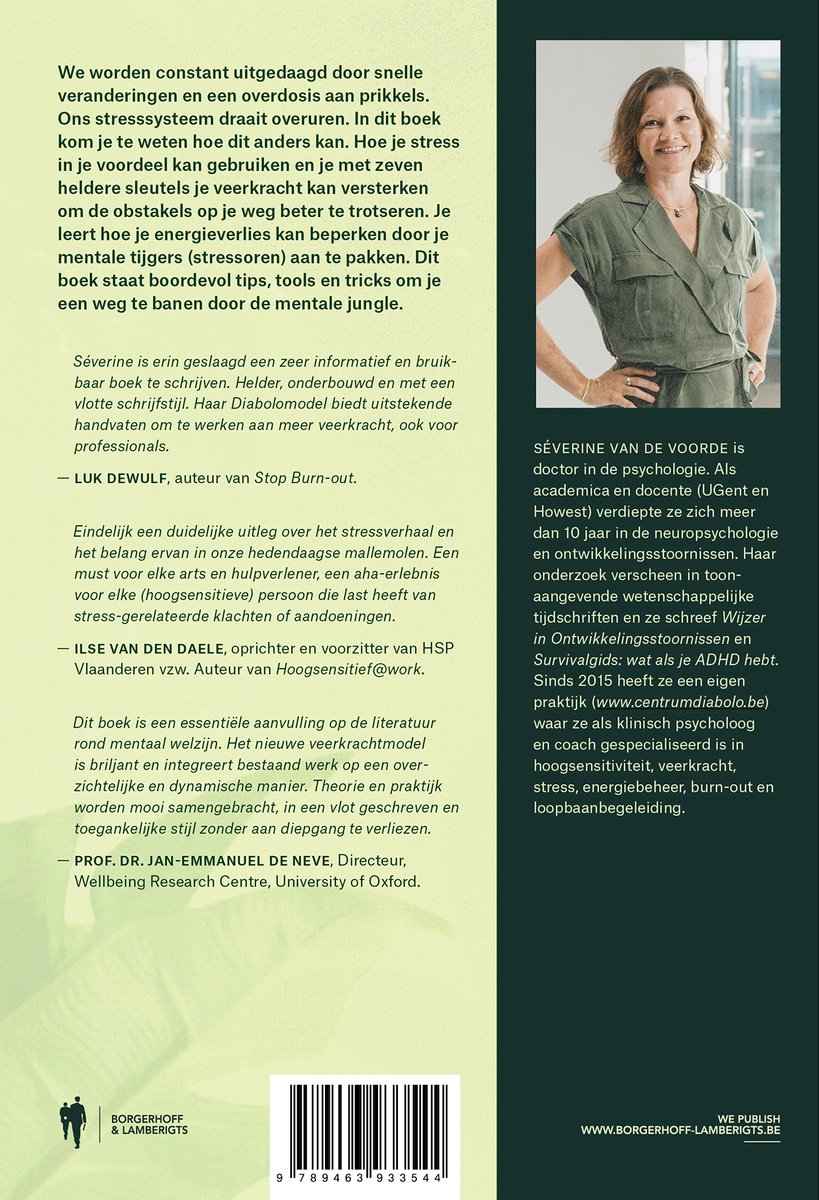 Van stress naar veerkracht - back cover