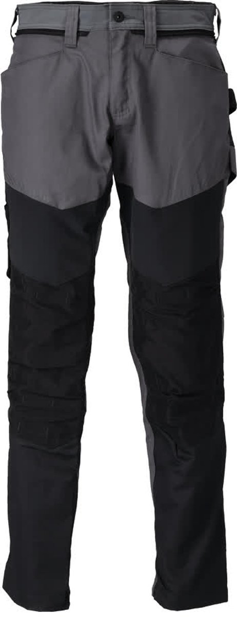 Mascot Customized Broek met kniezakken 22479-230 - steengrijs/zwart - C45 - 76