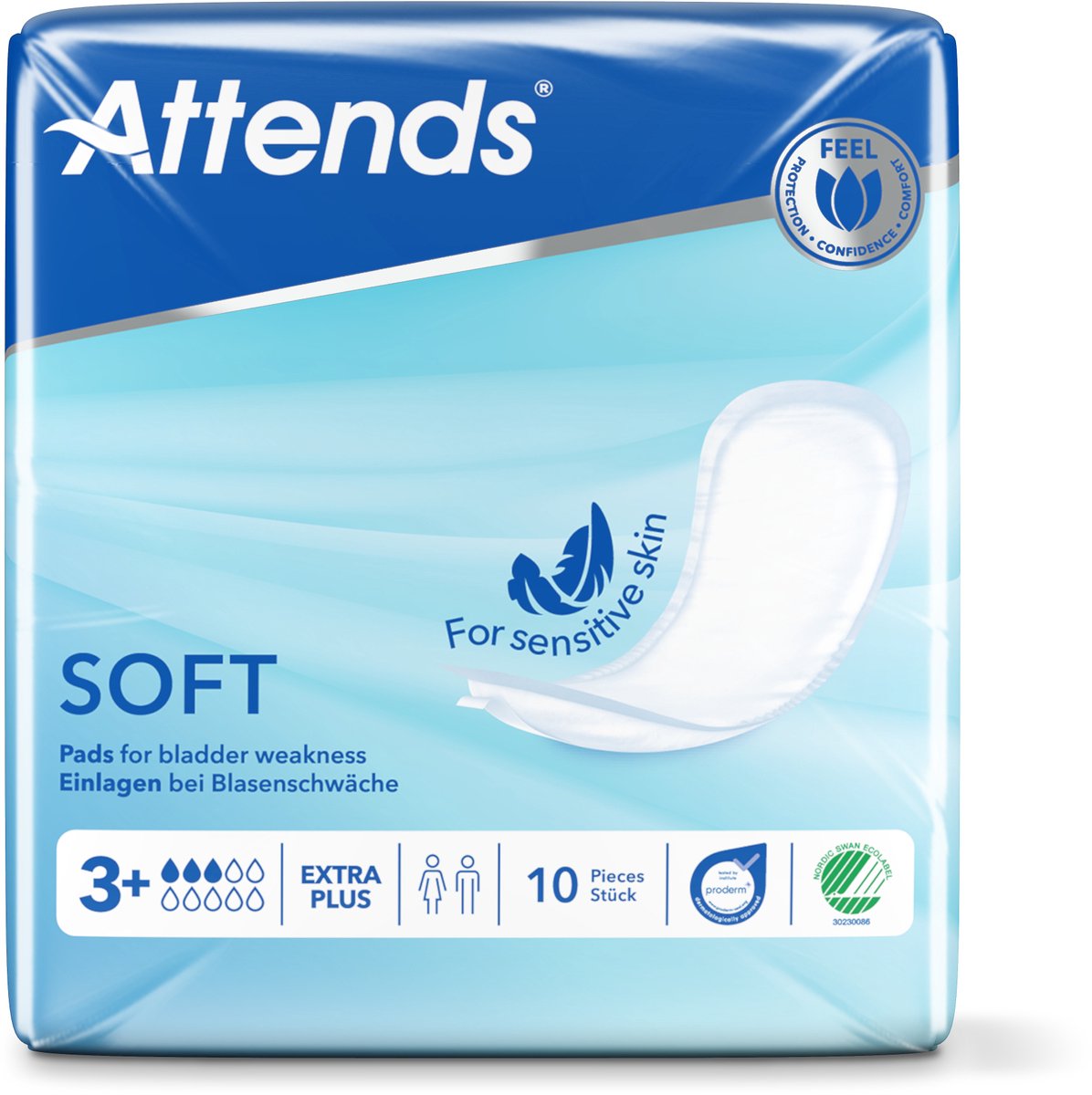 Goedkoopste Attends Inlegger soft extra plus 3 10 Stuks