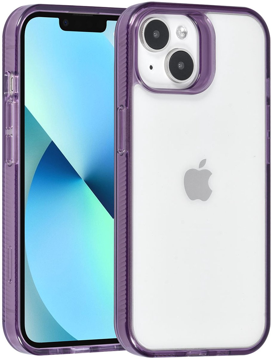 UNIQ Accessory iPhone 14 & 13 Backcover hoesje - Paars