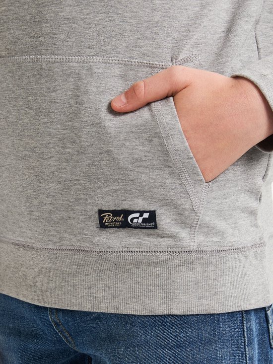 Petrol Industries - Jongens Casual Hoodie Gran Turismo Torque - Grijs - Maat 104