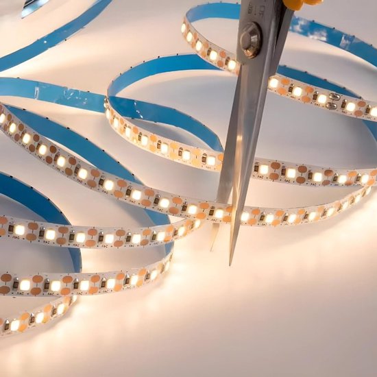 Foto: Ruban led 20m 24v ip20 100led m recoupable chaque led blanc neutre 4000k 5500k