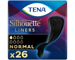 TENA - Silhouette Pads Black Normal - 3 x 26 stuks - Voordeelverpakking