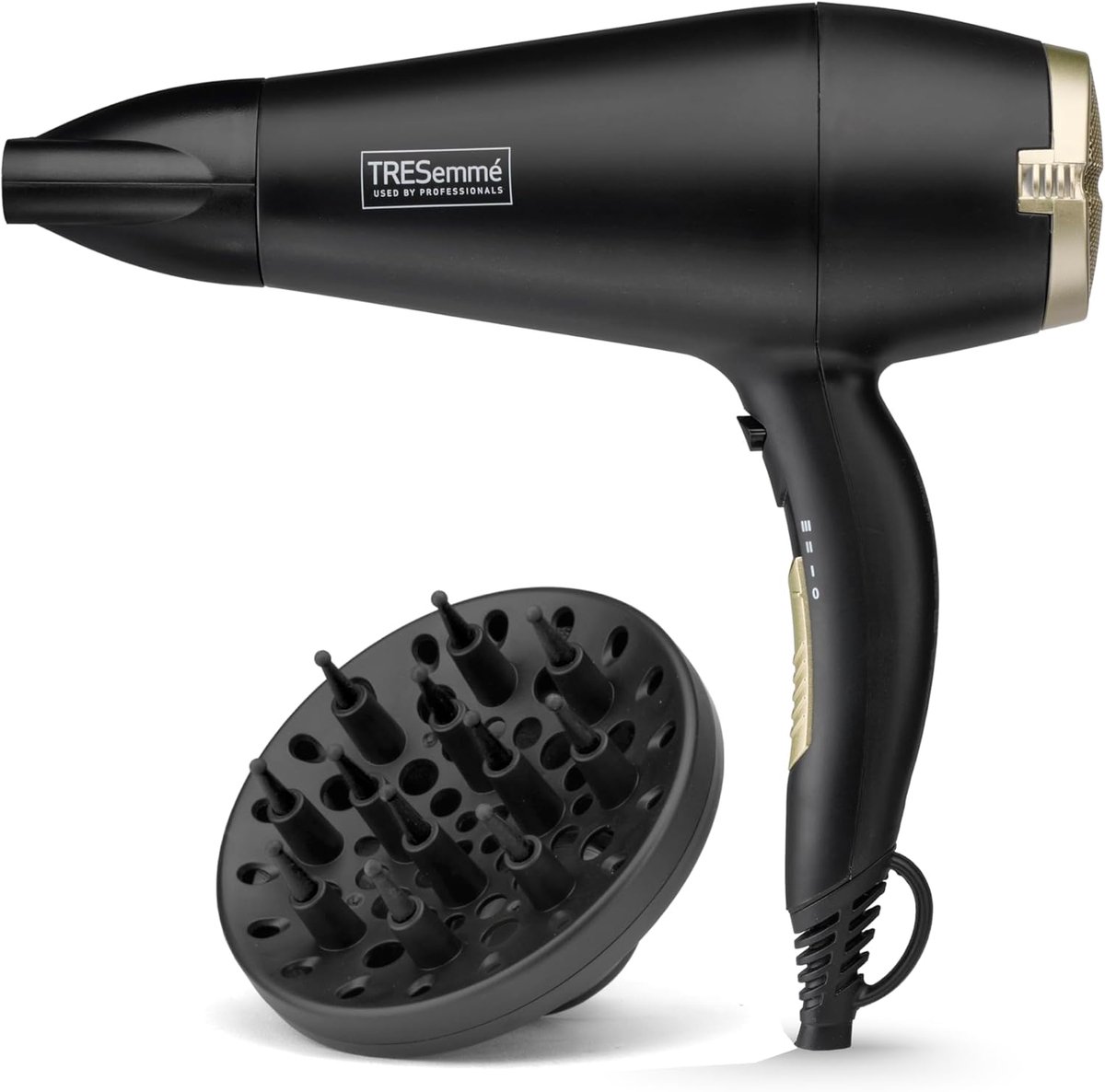Professionele 2200W Föhn met Diffuser en Ionische Technologie voor Ultieme Styling