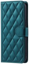 Étui pour Samsung Galaxy A56 - Bookcase - Porte-cartes - Cordon - Similicuir - Vert