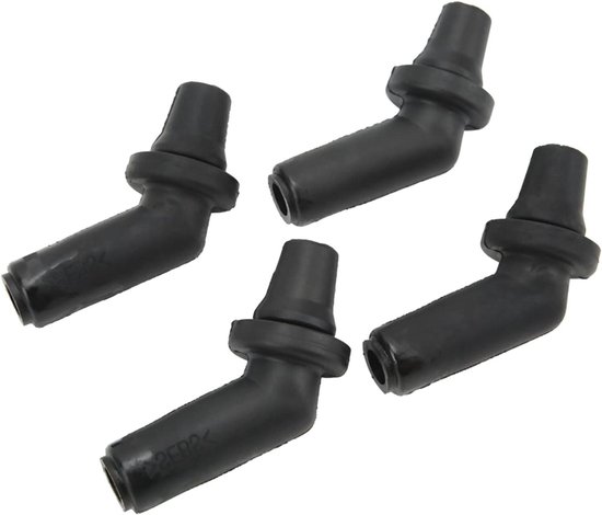4 Stuks Auto Zonnedak Afvoer Slang Fitting Buis Connector EEH500100 Rubber Zwart Vervanging voor Sport LR3 LR4 - Auto Accessoires