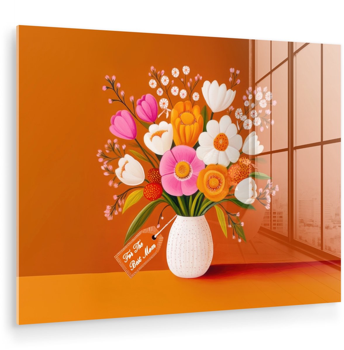 Vaas - Bloemen - Oranje