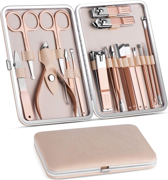 JC's - 18-delige Professionele Manicure Set