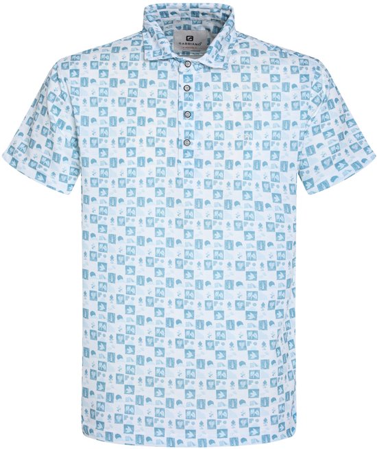 Gabbiano Poloshirt Polo 235537 4001 Bright Blue Mannen Maat - M