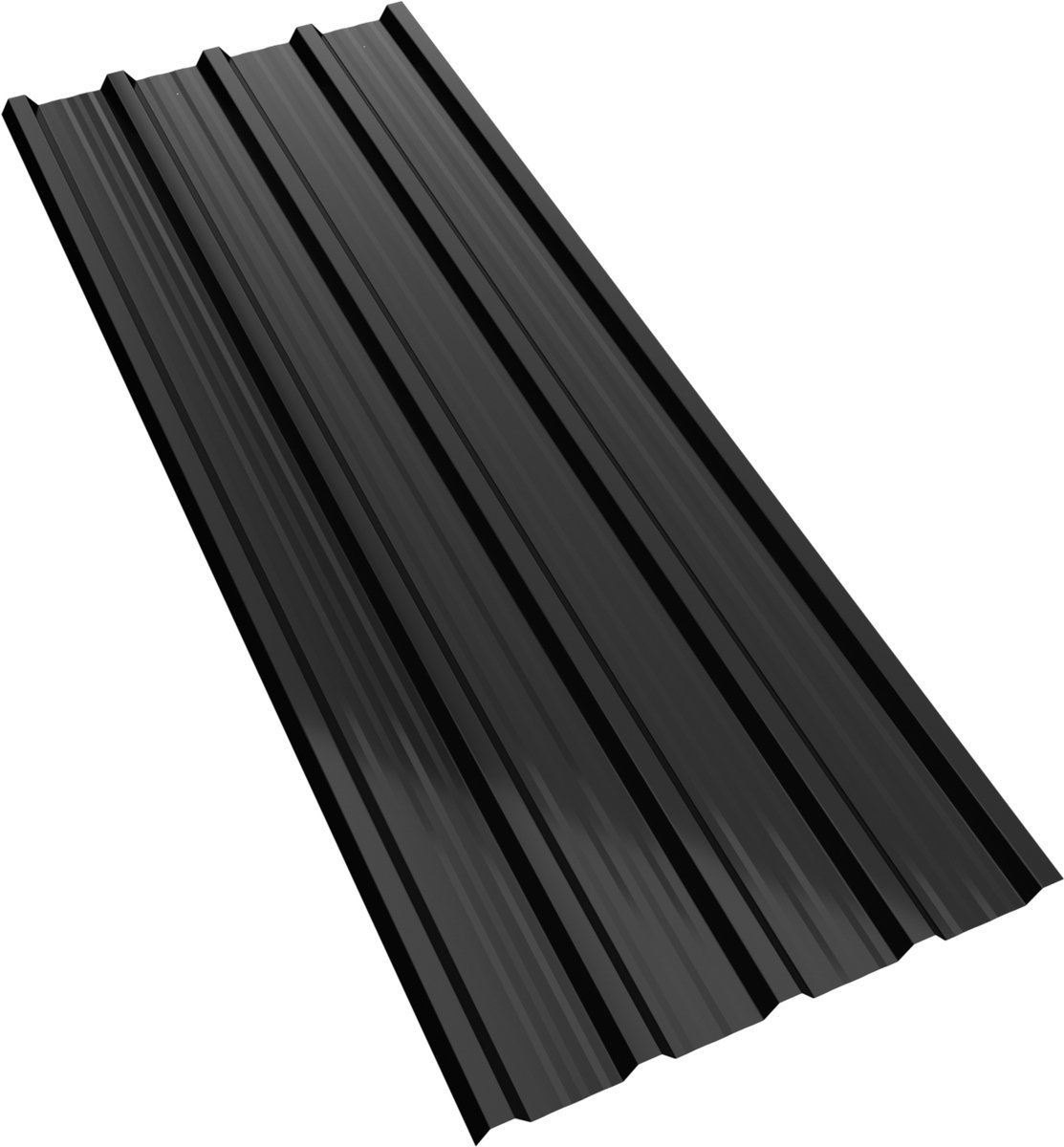 Aufun 12 Stuks Dakplaten, Gegalvaniseerd Staal , 129 X 45 cm, Zwart