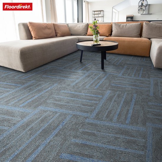 FLOORDIREKT Tapijttegels Zürich - 1 Stuk - 50 x 50 cm - Ideaal voor