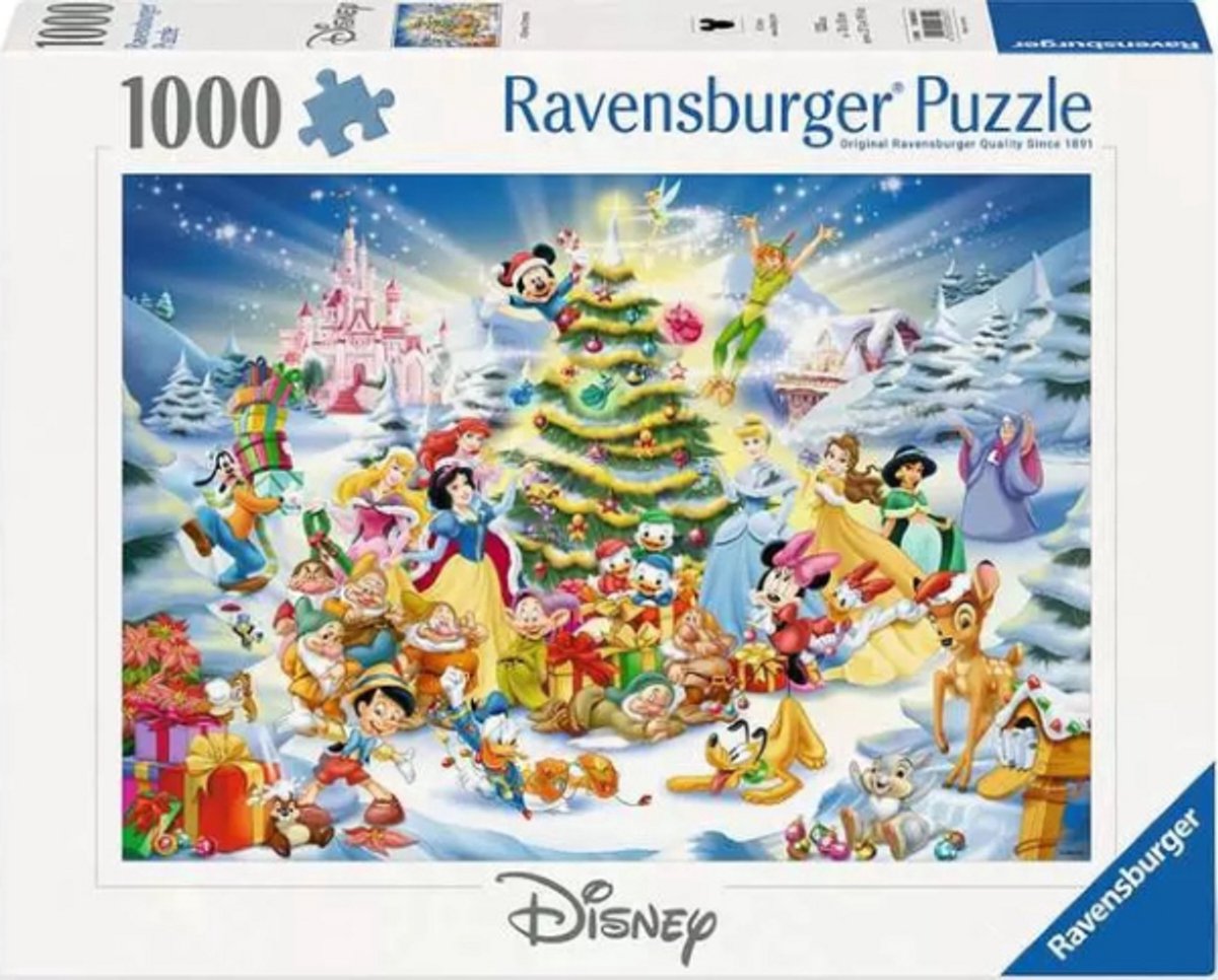 Ravensburger puzzel Disney: A Disney Christmas – 1000 stukjes — afbeelding 6