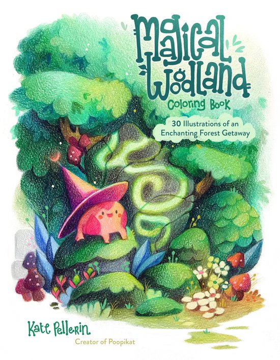 Magical Woodland Coloring Book - cover