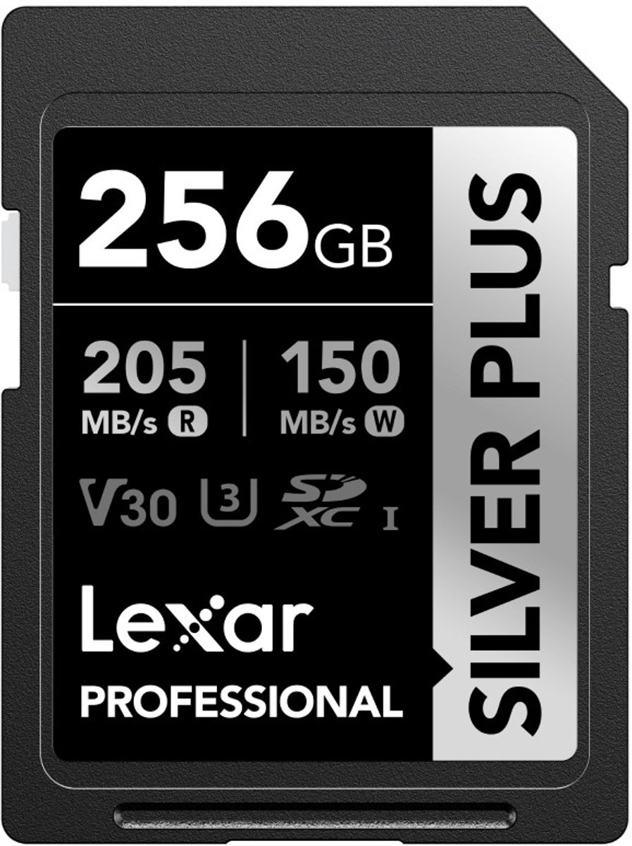 Lexar SD Silver Plus UHS-1 256GB V30