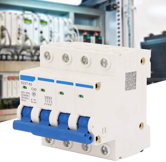 Interruttore Automatico Miniaturale DZ47-63 4P 40A 400V – Nuovo, Per Impianti Fotovoltaici E Quadri Elettrici
