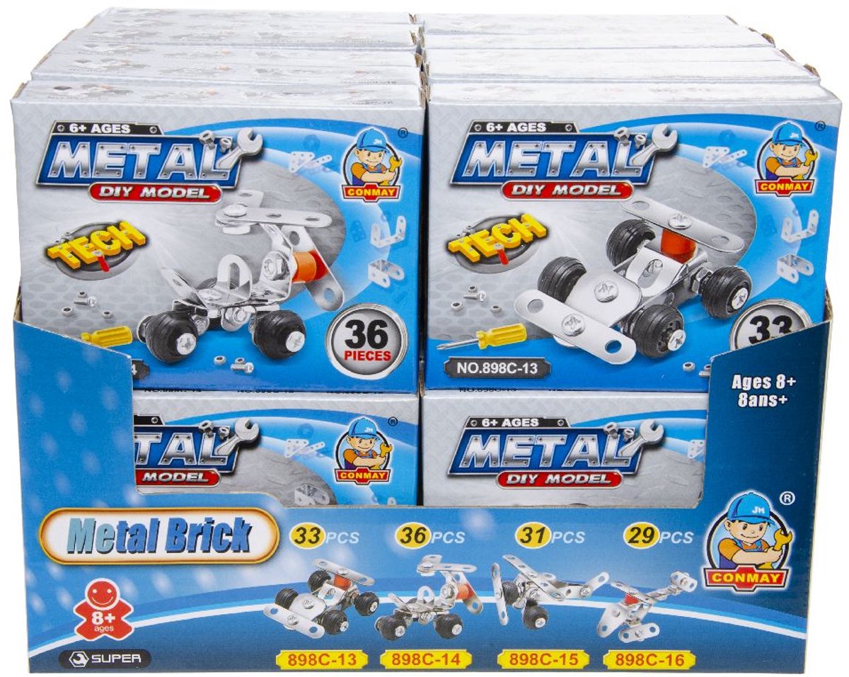Duckiez DIY Metal Vehicles - 1 stuk