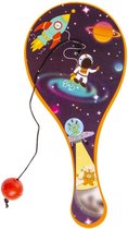 LG-Imports Bat Avec Ball Space 12 Cm Oranje