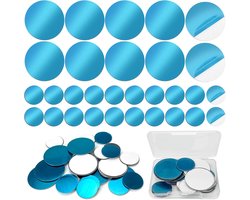 Set van 30 zelfklevende metalen plaatjes voor magneten - Dunne ijzeren platen voor mobiele telefoon en andere toepassingen