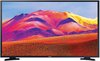 Samsung 32-inch smart tv met Full HD-resolutie, getoond met een kleurenpalet van bergen en zonsondergang.