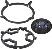 Set d'anneaux de support universels pour wok en fonte - Support antidérapant pour wok de Cuisine