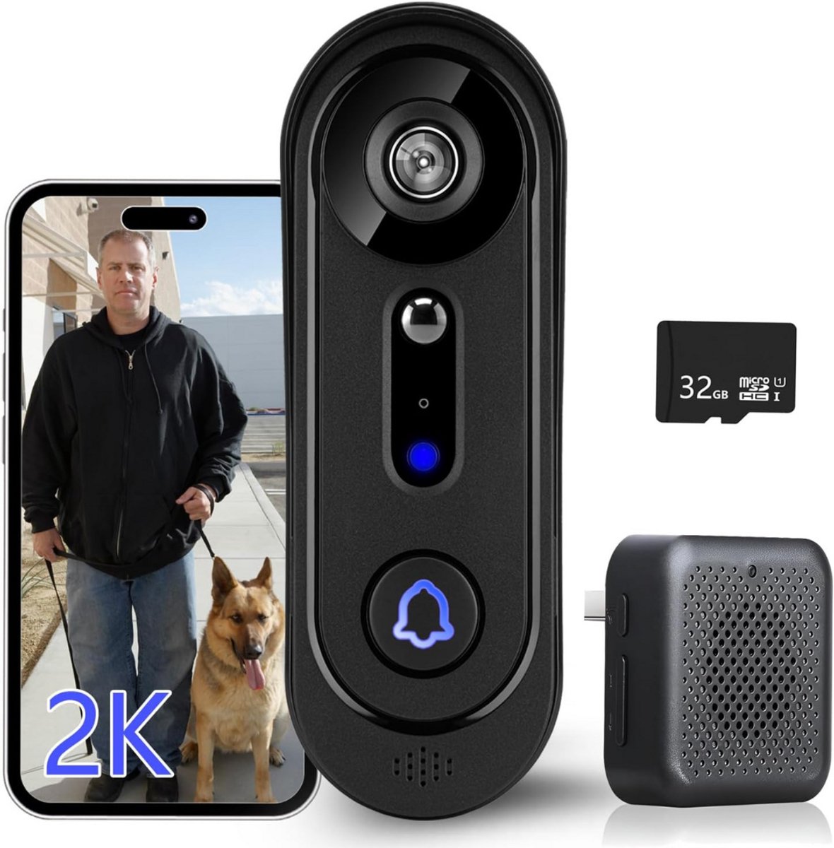 Video deurbel met camera - Deurbel met (EAN: 8721257136718)