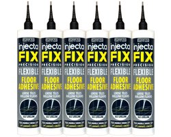 Floor Fix Pro Injectafix injectielijm 300 ml 6 stuks - tegelinjectielijm voor holle & losse tegels