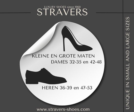 Stravers - Mocassins plats pointure 43 en Cuir Blauw grande taille Chaussures à enfiler femme