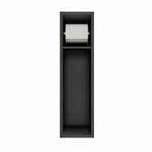 Looox Closed inbouw closetborstelgarnituur betegelbaar mat zwart CL8-MZ