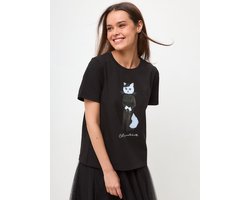 CAT by maniita lacitta Bedrukt T-shirt - CAT DRAMA QUEEN