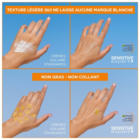 Garnier Ambre Solaire Sensitive Expert+ Hypoallergene Zonnebrand Mist SPF50+ - voor de Gevoelige Huid met Ceramide Protect - 150 ML