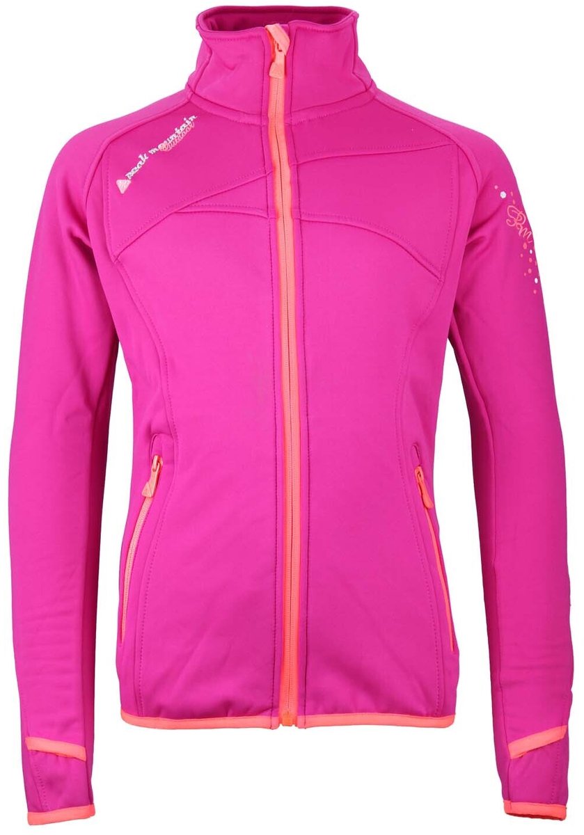Fleece jack voor meisjes Peak Mountain Gaclimate Fuschia